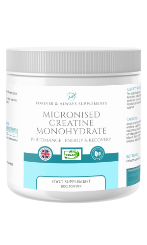 Micronised Creatine Monohydrate Powder (200 Mesh) 500g