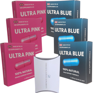 Ultra Blue pill & Ultra Pink pill - 6 capsule Bundle