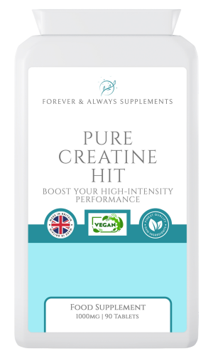 Pure Creatine HIT - Creatine Monohydrate 3000mg Per Serving - 90 Tablets