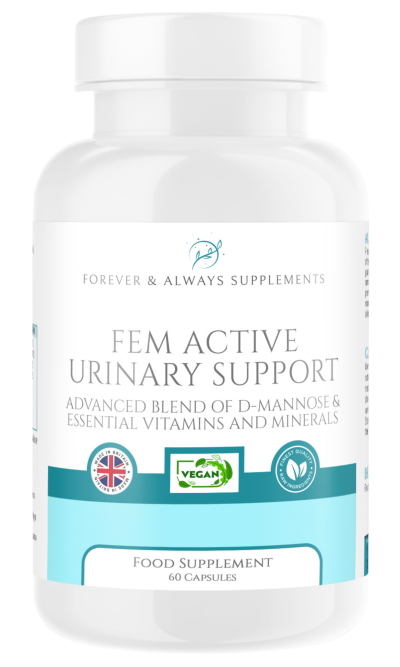 Fem Active Urinary Support - D Mannose complex - 60 Capsules