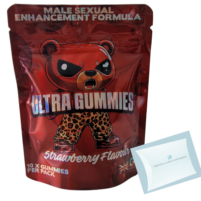 Ultra Gummies for men - 10 X strawberry flavoured gummies